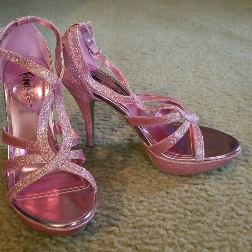 High heel shoes